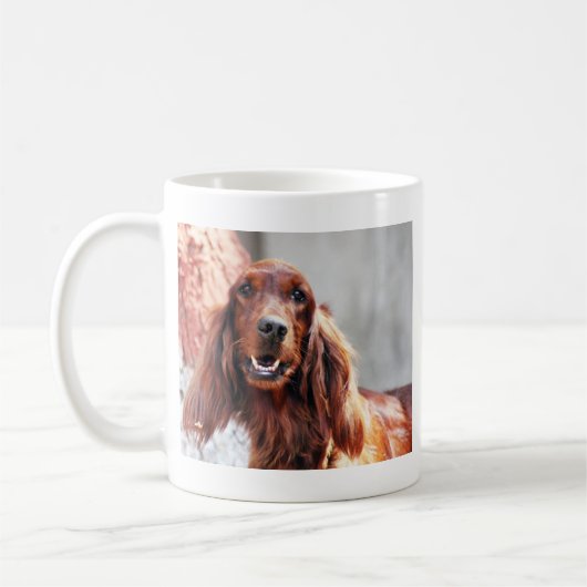 Setter-Hund Kaffeetasse (Links)