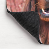 Setter-Hund Mousepad (Ecke)