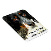 Setter Liebe Foto Magnet (Rechte Seite)