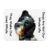 Setter Liebe Foto Magnet (Horizontal)