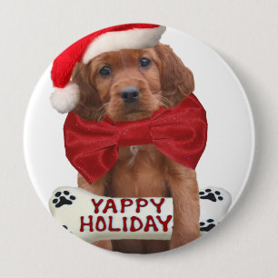 Setter-Yappy Feiertagsgeschenkideen Button