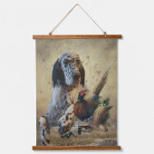 Setters Art Wandteppich Mit Holzrahmen (Vorderseite 2)