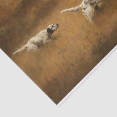 Setters in einem Feld des Percival Leonard Rosseau Seidenpapier (Ausschnitt)