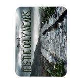 "Setting a example" Flexible Inspiration Quote Magnet (Vertikal)