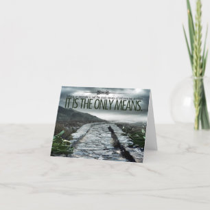 "Setting a example" Inspiration Zitat Dankeskarte