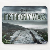 "Setting a example" Inspiration Zitat Mousepad (Vorne)