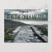 "Setting a example" Inspiration Zitat Postkarte (Vorderseite)