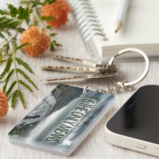 "Setting a example" Inspiration Zitat Schlüsselanhänger (Vorderseite rechts)