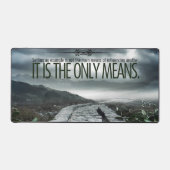 "Setting a example" Inspiration Zitat Schreibtischunterlage (Vorderseite)