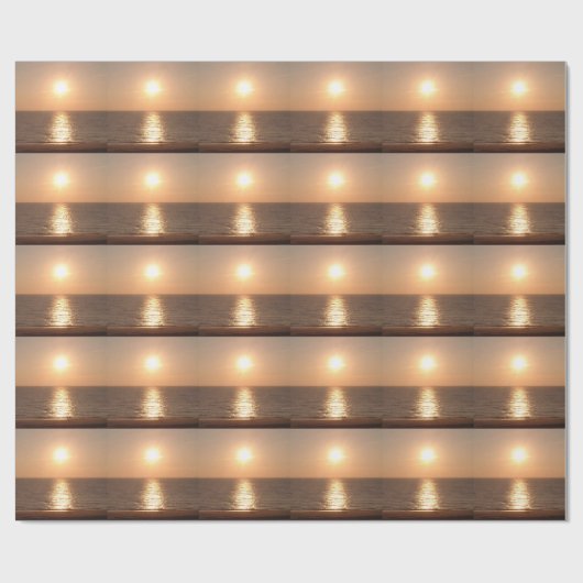 Setting Sun Geschenkpapier (Flach)