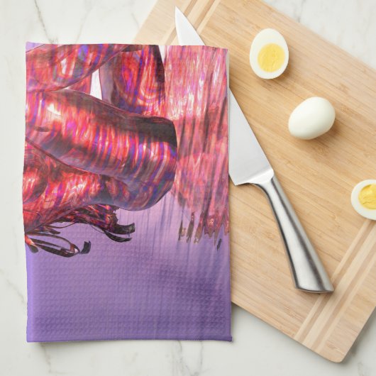 Setting Sun Handtuch (Viertel Falte)