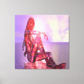 Setting Sun Leinwanddruck (Vorderseite)