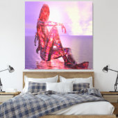 Setting Sun Leinwanddruck (Insitu (Schlafzimmer))