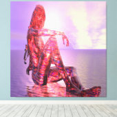 Setting Sun Leinwanddruck (Insitu (Holzboden))