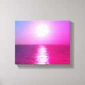 Setting Sun Leinwanddruck (Vorderseite)