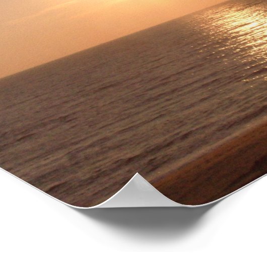 Setting Sun Poster (Ecke)