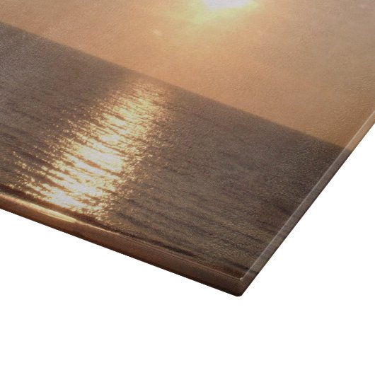 Setting Sun Schneidebrett (Ecke)