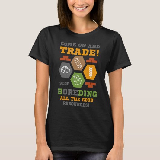 Settler oder Dice für Gesellschaftsspiele und Roll T-Shirt (Vorderseite)