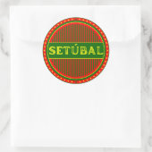 Setúbal City Pride Emblem – Portuguese Identity Runder Aufkleber (Tasche)