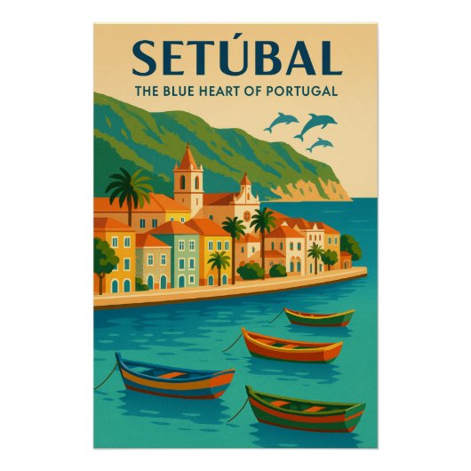 Setúbal – Das blaue Herz Portugals Poster (Vorderseite)