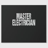 Setup-Team für Master-Elektrogeräte Geschenkpapier (Flach)