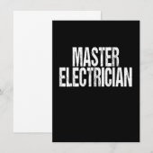 Setup-Team für Master-Elektrogeräte Mitteilungskarte (Vorne/Hinten)