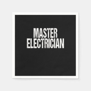 Setup-Team für Master-Elektrogeräte Serviette