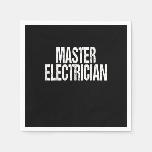 Setup-Team für Master-Elektrogeräte Serviette (Vorderseite)