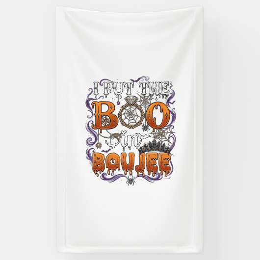 Setze Boo Boujee Halloween Diamant Ring Krone_1 Banner (Vertikal)