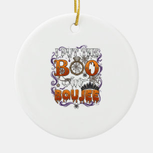 Setze Boo Boujee Halloween Diamant Ring Krone_1 Keramik Ornament