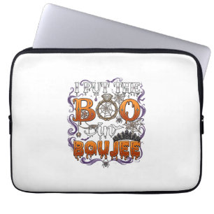 Setze Boo Boujee Halloween Diamant Ring Krone_1 Laptopschutzhülle