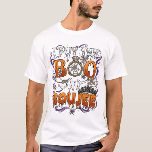 Setze Boo Boujee Halloween Diamant Ring Krone_1 T-Shirt