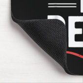 Setze D in Teufel Lustiges Halloween-Paarmatching Mousepad (Ecke)
