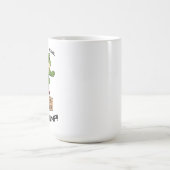 Setze deine Ziele und springe - Männlicher Froschk Kaffeetasse (Mittel)