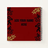 Setze dich, denn sonst wird niemand es tun notizblock (Rückseite)