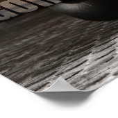 Setze dich selbst durch - Workout-Fitness Motivier Poster (Ecke)