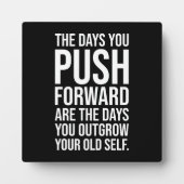 Setze dich selbst, Gym, Hustle, Erfolg Motivierend Fotoplatte (Vorderseite)