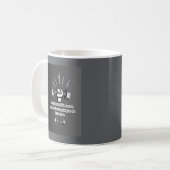 "Setze dich zum Erfolg!" Kaffeetasse (Vorderseite Links)