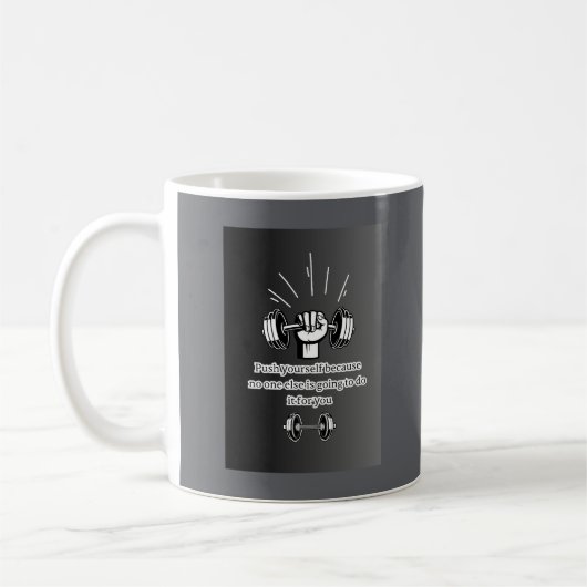 "Setze dich zum Erfolg!" Kaffeetasse (Links)