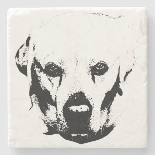 Setze die Tasse, treffe seinen Blick Steinuntersetzer