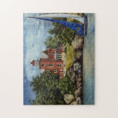 Setzen-in-Bucht Leuchtturm-Puzzle Puzzle (Vertikal)