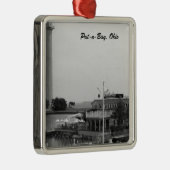 Setzen-n-Bucht Keyes/Perry-Monument-Fotoverzierung Silbernes Ornament (Rechts)
