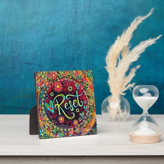 Setzen Sie Abstrakte Hübsche Inspirivity Easel zur Fotoplatte (InSitu)