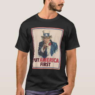 Setzen Sie Amerika das erste Poster Trump 2024 Pat T-Shirt