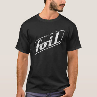 Setzen Sie an die Folie T-Shirt