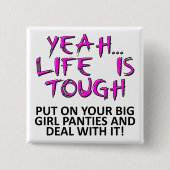 Setzen Sie an Ihr großer Button (Vorderseite)