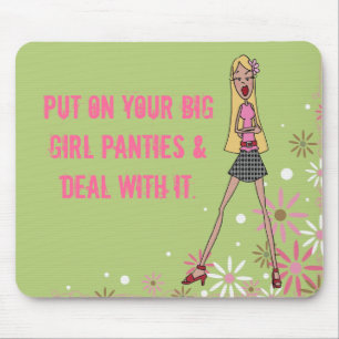 Setzen Sie an Ihren großen Mädchenschlüpfer Mousepad