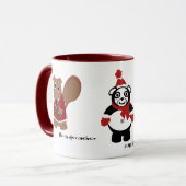 setzen Sie an Ihren roten Anzug! Tasse (Vorderseite Links)