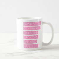 Setzen Sie an irgendeine Gangsta Rap-Tasse