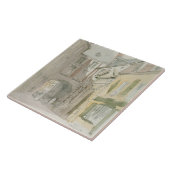 Setzen Sie Barthelme, Paris, c.1829 (w/c u. graue Fliese (Seite)